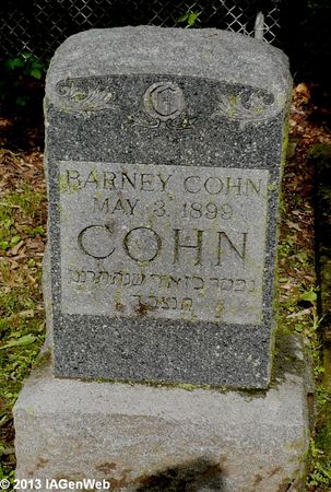 COHN, BARNEY - Appanoose County, Iowa | BARNEY COHN 