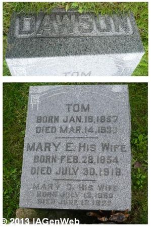 DAWSON, TOM - Appanoose County, Iowa | TOM DAWSON 