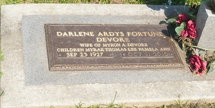 FORTUNE DEVORE, DARLENE ARDYS - Appanoose County, Iowa | DARLENE ARDYS FORTUNE DEVORE 