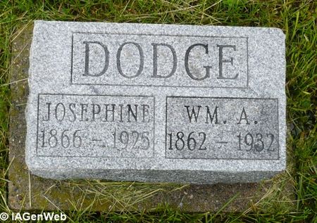 DODGE, JOSEPHINE - Appanoose County, Iowa | JOSEPHINE DODGE 