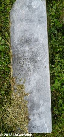 GILBERT, SARAH - Appanoose County, Iowa | SARAH GILBERT 