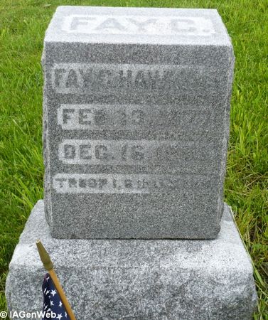 HAWKS, FAY C. - Appanoose County, Iowa | FAY C. HAWKS 