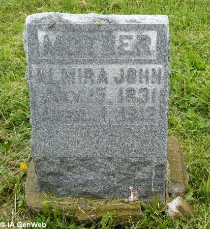 JOHN, ALMIRA - Appanoose County, Iowa | ALMIRA JOHN 