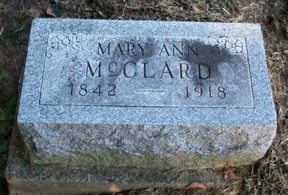 GORDON MCCLARD, MARY - Appanoose County, Iowa | MARY GORDON MCCLARD 