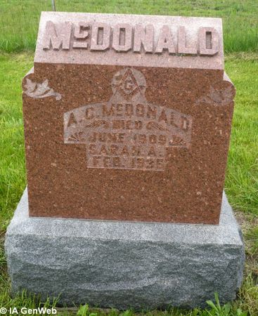 MCDONALD, A.C. - Appanoose County, Iowa | A.C. MCDONALD 