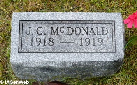 MCDONALD, J.C. - Appanoose County, Iowa | J.C. MCDONALD 