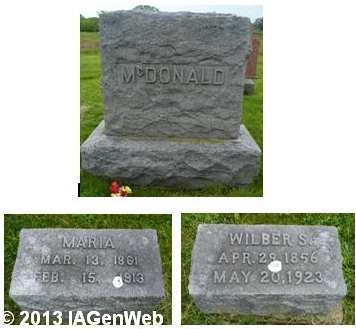 MCDONALD, WILBER S. - Appanoose County, Iowa | WILBER S. MCDONALD 
