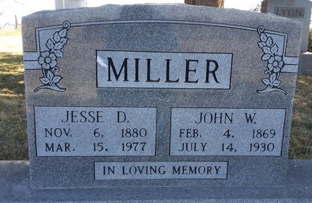 MILLER, JOHN W. - Appanoose County, Iowa | JOHN W. MILLER 