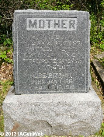 RITCHEL, ROSE - Appanoose County, Iowa | ROSE RITCHEL 