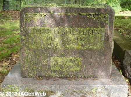 RUBEN, DREW LESLIE - Appanoose County, Iowa | DREW LESLIE RUBEN 