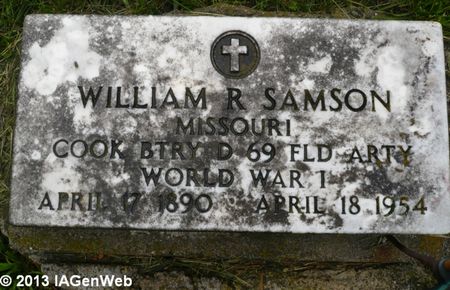SAMSON, WILLIAM R. - Appanoose County, Iowa | WILLIAM R. SAMSON 