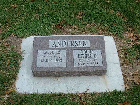 ANDERSEN, ESTHER D. - Audubon County, Iowa | ESTHER D. ANDERSEN 