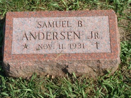 ANDERSEN, SAMUEL B.  JR. - Audubon County, Iowa | SAMUEL B.  JR. ANDERSEN 