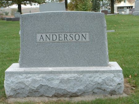 ANDERSON, FAMILY MONUMENT - Audubon County, Iowa | FAMILY MONUMENT ANDERSON 