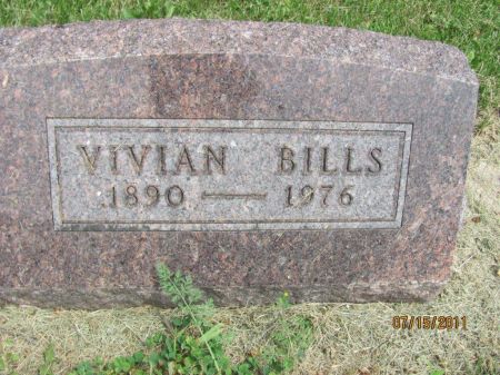 BARTLETT BILLS, VIVIAN - Audubon County, Iowa | VIVIAN BARTLETT BILLS 