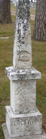 BLACKWOOD, MARY ETTIE - Audubon County, Iowa | MARY ETTIE BLACKWOOD 