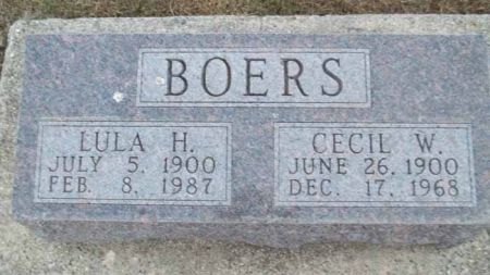 BOERS, LULA H. - Audubon County, Iowa | LULA H. BOERS 