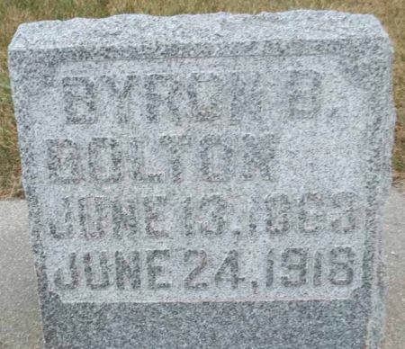 BOLTON, BYRON B. - Audubon County, Iowa | BYRON B. BOLTON 