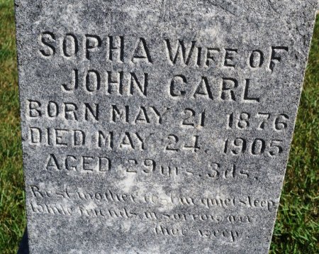 CARL, SOPHIA - Audubon County, Iowa | SOPHIA CARL 