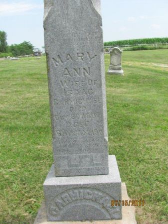 WOLF CARMICHAEL, MARY ANN - Audubon County, Iowa | MARY ANN WOLF CARMICHAEL 