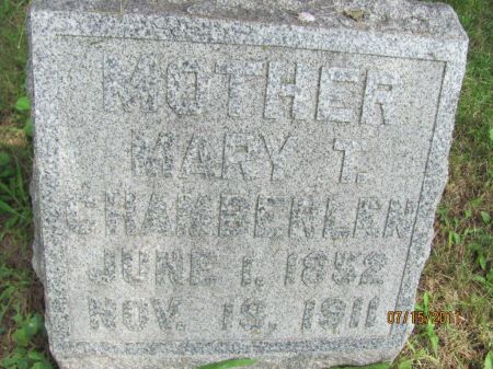 CHAMBERLEN, MARY T. - Audubon County, Iowa | MARY T. CHAMBERLEN 