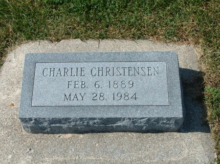 CHRISTENSEN, CHARLIE - Audubon County, Iowa | CHARLIE CHRISTENSEN 