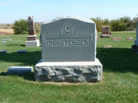 CHRISTENSEN, FAMILY MONUMENT - Audubon County, Iowa | FAMILY MONUMENT CHRISTENSEN 