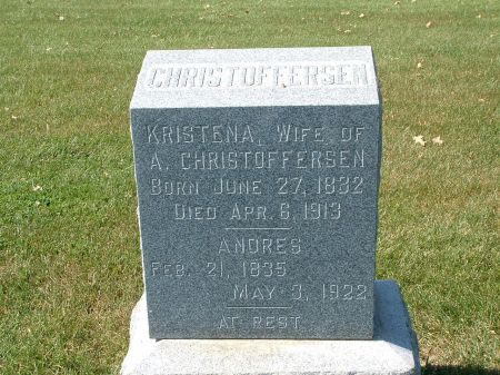 CHRISTOFFERSEN, KRISTENA - Audubon County, Iowa | KRISTENA CHRISTOFFERSEN 