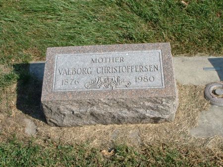 CHRISTOFFERSEN, VALBORG - Audubon County, Iowa | VALBORG CHRISTOFFERSEN 