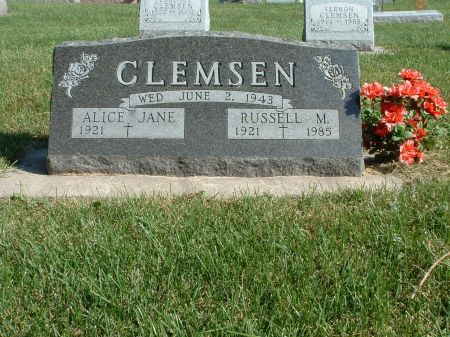 CLEMSEN, RUSSELL M. - Audubon County, Iowa | RUSSELL M. CLEMSEN 
