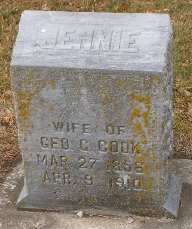 COOK, JENNIE - Audubon County, Iowa | JENNIE COOK 