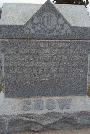CROW, MILTON - Audubon County, Iowa | MILTON CROW 