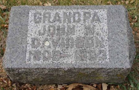 DAVIDSON, JOHN W. - Audubon County, Iowa | JOHN W. DAVIDSON 