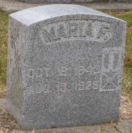 EDDY, MARIA F. - Audubon County, Iowa | MARIA F. EDDY 