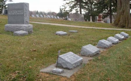 FARQUHAR, FAMILY MONUMENT - Audubon County, Iowa | FAMILY MONUMENT FARQUHAR 