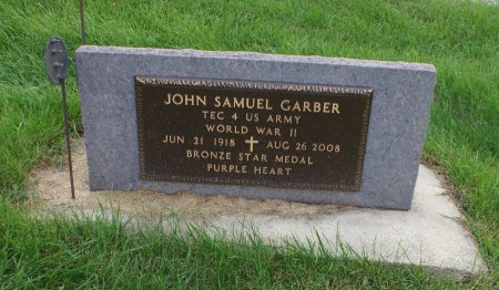 GARBER, JOHN SAMUEL - Audubon County, Iowa | JOHN SAMUEL GARBER 