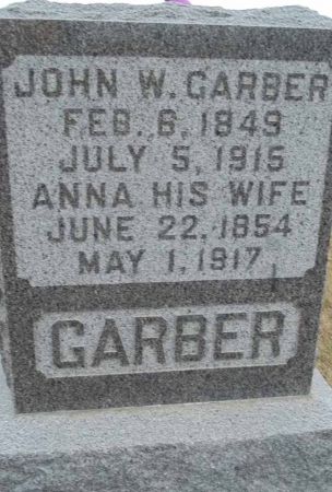 GARBER, ANNA - Audubon County, Iowa | ANNA GARBER 