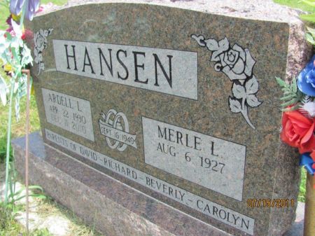 HANSEN, ARDELL L. - Audubon County, Iowa | ARDELL L. HANSEN 
