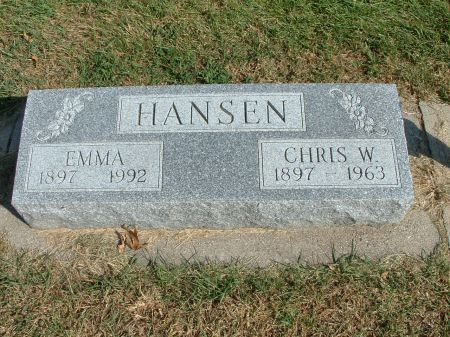 HANSEN, CHRIS W. - Audubon County, Iowa | CHRIS W. HANSEN 