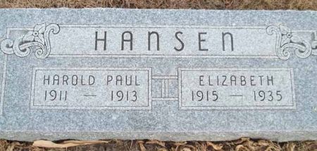 HANSEN, ELIZABETH - Audubon County, Iowa | ELIZABETH HANSEN 