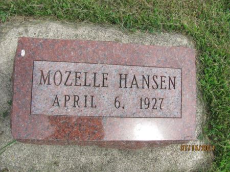 HANSEN, MOZELLE - Audubon County, Iowa | MOZELLE HANSEN 