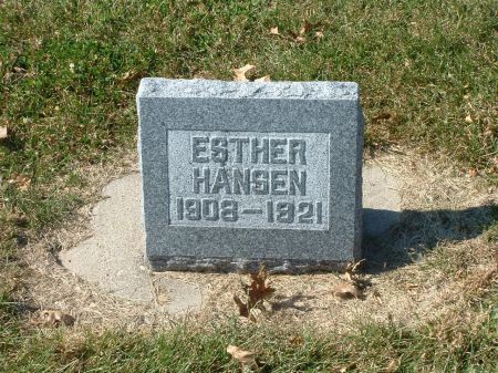 HANSEN, ESTHER - Audubon County, Iowa | ESTHER HANSEN 