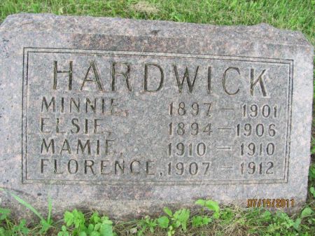 HARDWICK, FLORENCE - Audubon County, Iowa | FLORENCE HARDWICK 