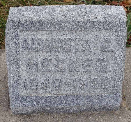 HECKER, AUGUSTA G. - Audubon County, Iowa | AUGUSTA G. HECKER 