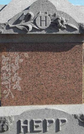 HEPP, FAMLLY MONUMENT - Audubon County, Iowa | FAMLLY MONUMENT HEPP 