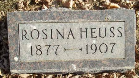 SPILLMAN HEUSS, ROSINA - Audubon County, Iowa | ROSINA SPILLMAN HEUSS 