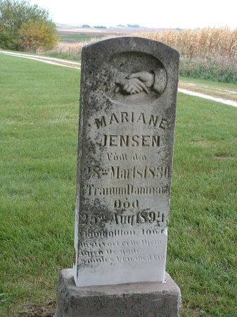 JENSEN, MARIANE - Audubon County, Iowa | MARIANE JENSEN 