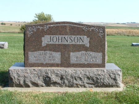 JOHNSON, HANS - Audubon County, Iowa | HANS JOHNSON 