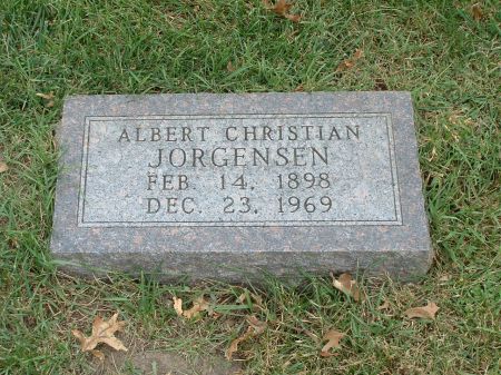 JORGENSEN, ALBERT CHRISTIAN - Audubon County, Iowa | ALBERT CHRISTIAN JORGENSEN 