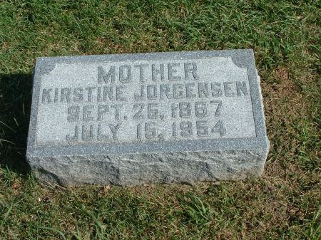 JORGENSEN, KIRSTINE - Audubon County, Iowa | KIRSTINE JORGENSEN 